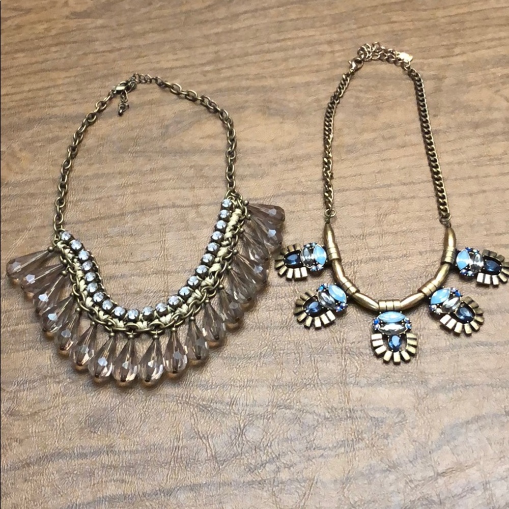 2 statement necklaces
